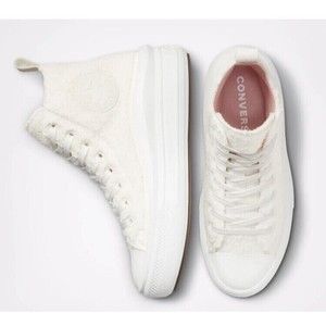 Converse Chuck Taylor All Star Move Platform 573074C White Women's Sz 7.5 Rare